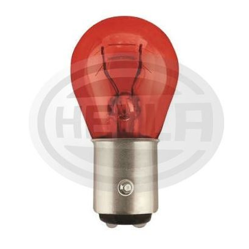 LÂMPADA 1034 12V 21/5W 2POLOS DESENCONTRADA VERMELHA HELLA HE7538