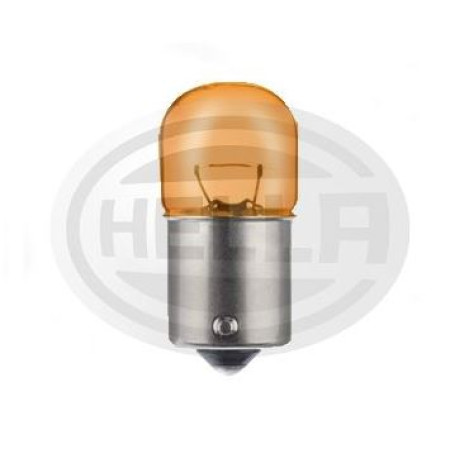 LÂMPADA 67 12V 10W BA15S - 1POLO MEDIA AMARELA HELLA HE5009