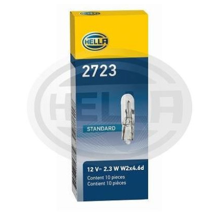 LÂMPADA 2721 PINGUINHO 12V 2.3W HELLA HE2723