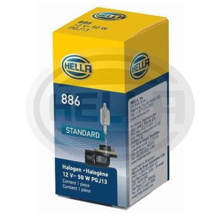 LÂMPADA 886 12V 50W **H27/1 OU/2 TRATOR HELLA HE886