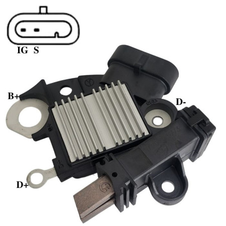 REGULADOR COMPATÍVEL DELCO 8SI 12V MARINE 85A IK5773