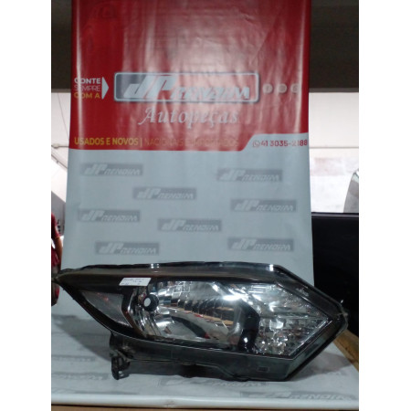 Farol Direito Honda HR-v Máscara Negra H-22 Ano 2016 2017 2018 2019 2020 - Usado