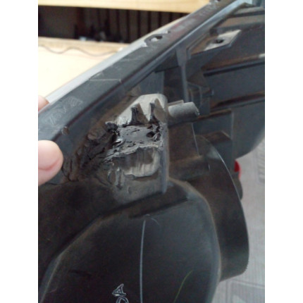 Farol Direito Honda City Cromado H-25 Ano 2015 2016 2017 - Usado