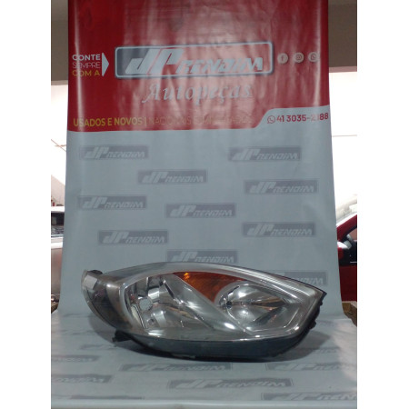 Farol Direito Ford Fiesta Fo-09 Ano 2010 2011 2012 2013 2014 - Usado