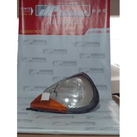 Farol Esquerdo Ford Ká Fo-14 Ano 1997 1998 1999 2000 2001 2002 a 2007 - Usado