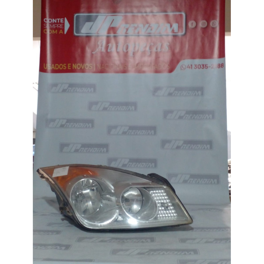 Farol Direito Ford Fiesta Fo-17 Ano 2007 2008 2009 2010 - Usado