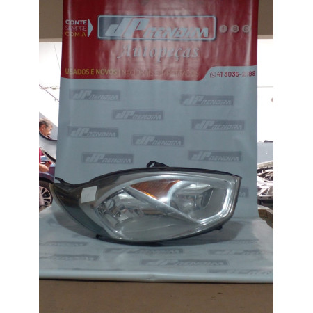 Farol Direito Ford Fiesta Fo-18 Ano 2010 2011 2012 2013 2014 - Usado