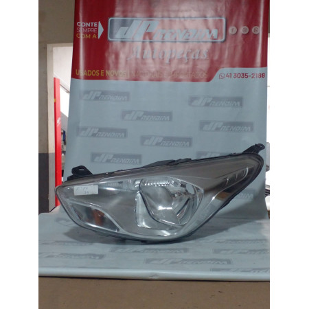 Farol Esquerdo Ford Ká Fo-34 Ano 2014 2015 2016 2017 2018 - Usado