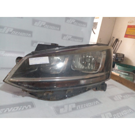 Farol Esquerdo VW Fox-Spacefox Máscara Negra Vw-56 Ano 2015 2016 2017 2018 2019 2020 2021 2022 - Usado