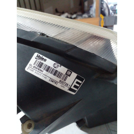 Farol Esquerdo Chevrolet Meriva C-71 Ano 2003 2004 2005 2006 2007 2008 2009 2010 2011 2012 - Usado
