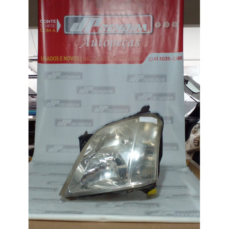 Farol Esquerdo Chevrolet Meriva C-71 Ano 2003 2004 2005 2006 2007 2008 2009 2010 2011 2012 - Usado