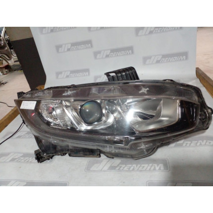 Farol Direito Honda New Civic c/ Led H-27 Ano 2017 2018 2019 - Usado