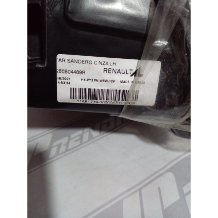Farol Esquerdo Renault Sandero Vibe Re-47 Ano 2012 2013 2014 - Novo