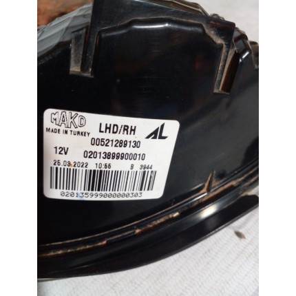 Lanterna Lado Direito Fiat Punto-Toro Ré do Parachoque Fi-03 Ano 2008 2009 2010 2011 2012 2013 2014 a 2022 - Usado