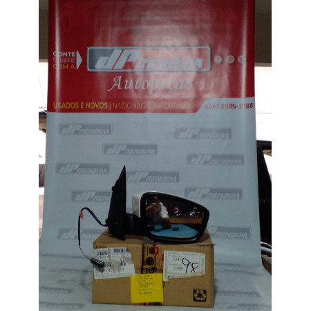 Retrovisor Direito VW Gol-Voyage G5 Elétrico com Capa Vw-01 Ano 2009 2010 2011 2012 2013 - Novo