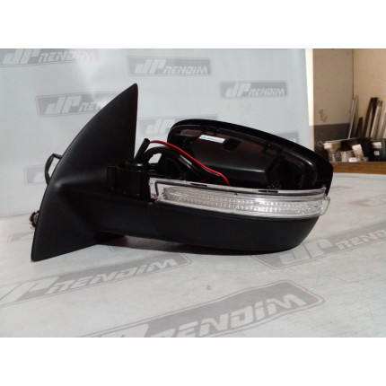 Retrovisor Esquerdo VW Gol-Voyage G6 G7 Manual com Pisca sem Capa Vw-05 Ano 2013 2014 2015 2016 2017 2018 2019 2020 - Novo