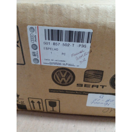 Retrovisor Direito VW Gol-Voyage G5 Manual com Capa Vw-08 Ano 2009 2010 2011 2012 2013 - Novo