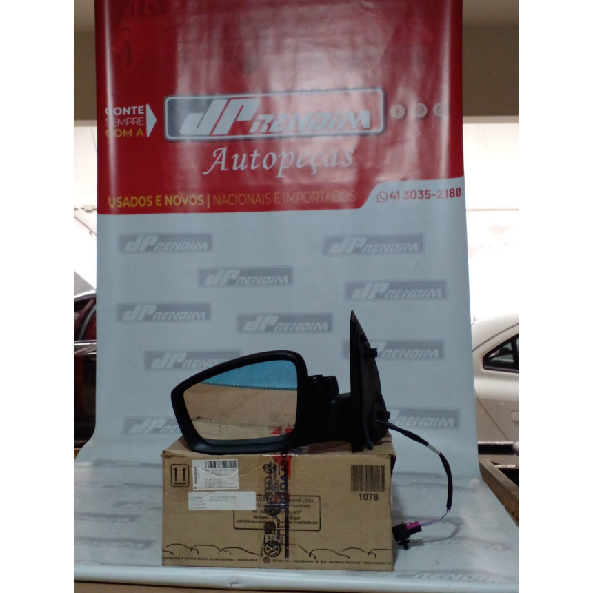 Retrovisor Esquerdo VW Gol-Saveiro Elétrico sem Capa Vw-10 Ano 2012 2013 2014 2015 2016 - Novo