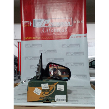 Retrovisor Direito VW Gol G3-G4 Manual com Capa Vw-11 Ano 1999 2000 2001 2002 2003 2004 2005 2006 2007 2008 2009 - Novo