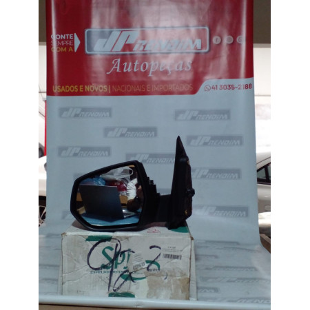 Retrovisor Esquerdo Chevrolet Spin Elétrico sem Capa C-01 Ano 2012 2013 2014 2015 2016 - Novo