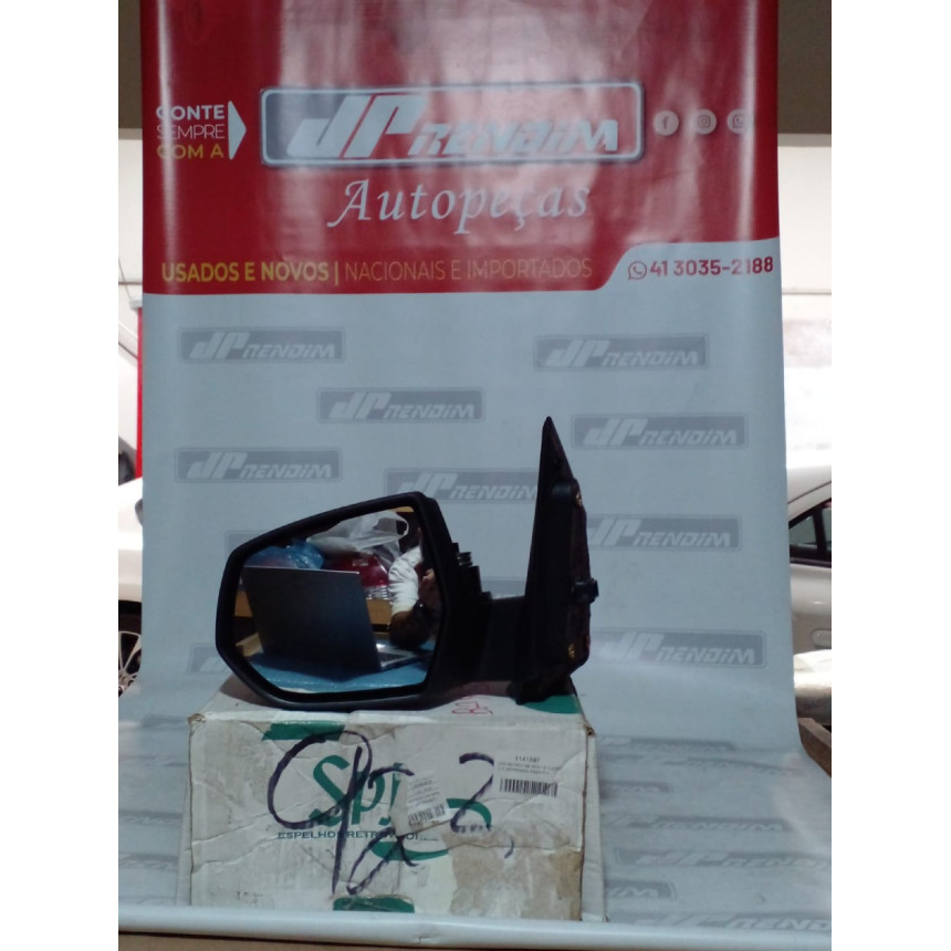 Retrovisor Esquerdo Chevrolet Spin Elétrico sem Capa C-01 Ano 2012 2013 2014 2015 2016 - Novo