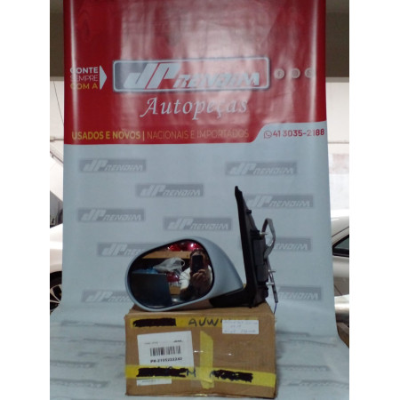Retrovisor Esquerdo Nissan Livina Elétrico com Capa N-02 Ano 2009 2010 2011 2012 2013 2014 - Novo