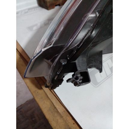 Farol Direito VW Nivus Mácara Negra com Led Vw-59 Ano 2021 2022 - Usado