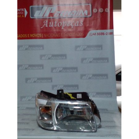Farol Direito Fiat Uno-Fiorino Fi-50 Ano 2004 2005 2006 2007 2008 2009 2010 2011 2012 2013 - Usado