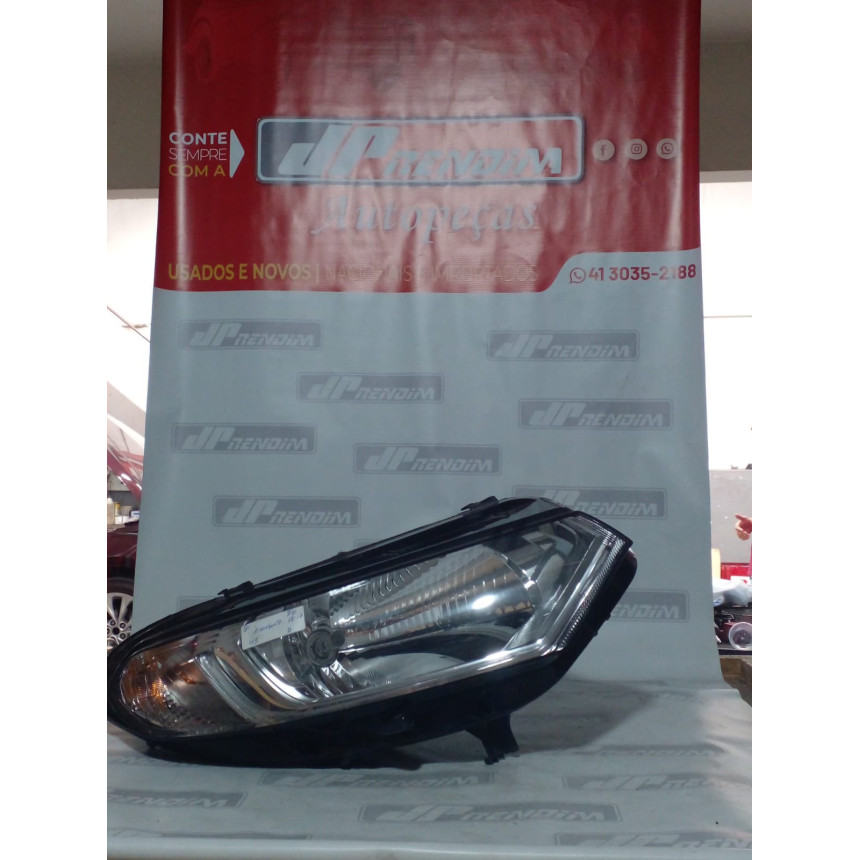 Farol Direito Ford Ecosport Fo-45 Ano 2012 2013 2014 2015 2016 2017 - Usado
