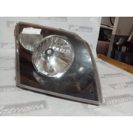 Farol Direito Ford Ecosport Máscara Negra Fo-50 Ano 2003 2004 2005 2006 2007 - Usado