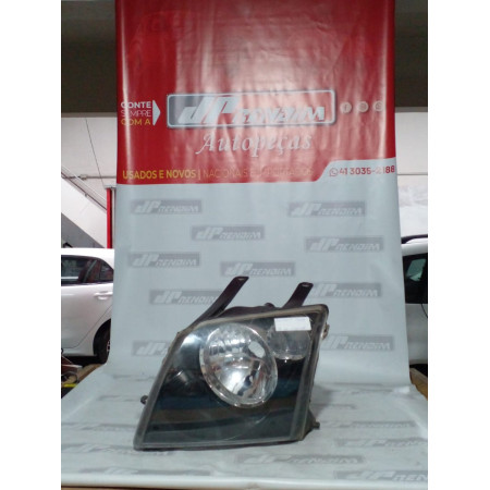 Farol Esquerdo Ford Ecosport Máscara Negra Fo-51 Ano 2003 2004 2005 2006 2007 - Usado