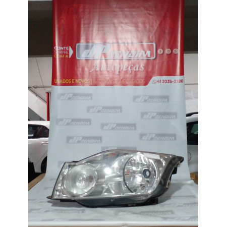 Farol Esquerdo Ford Ecosport Cromado Fo-54 Ano 2008 2009 2010 2011 2012 - Usado
