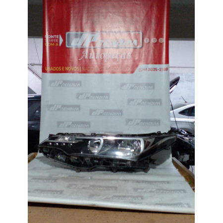 Farol Esquerdo Toyota Corolla c/ Led T-37 Ano 2017 2018 2019 2020 - Usado 