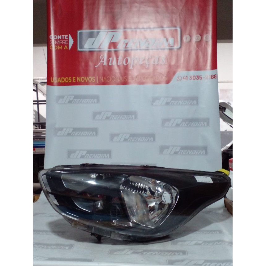 Farol Esquerdo Ford Ká Máscara Negra Fo-59 Ano 2018 2019 2020 2021 - Usado