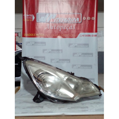 Farol Direito Citroen C3 Ci-15 Ano 2013 2014 2015 2016 2017 2018 2019 - Usado