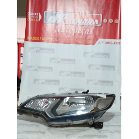 Farol Esquerdo Honda New Fit sem Led H-31 Ano 2015 2016 2017 2018 2019
