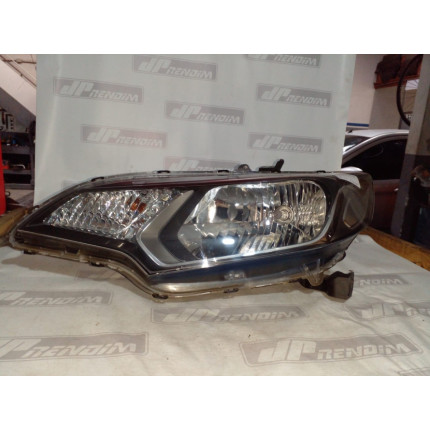 Farol Esquerdo Honda New Fit sem Led H-31 Ano 2015 2016 2017 2018 2019