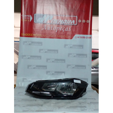 Farol Esquerdo VW Polo-Virtus Vw-62 Ano 2018 2019 2020 2021 2022 - Usado