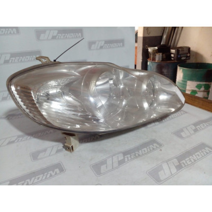 Farol Direito Toyota Corolla Fielder T-06 Ano 2003 2004 2005 2006 2007 2008 - Usado