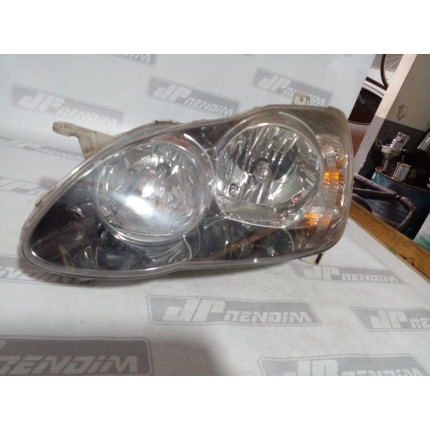 Farol Esquerdo Toyota Corolla Fielder T-12 Ano 2005 2006 2007 2008 - Usado
