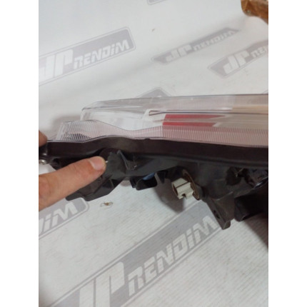 Farol Direito Toyota Yaris Cromado T-14 Ano 2018 2019 2020 2021 2022 - Usado