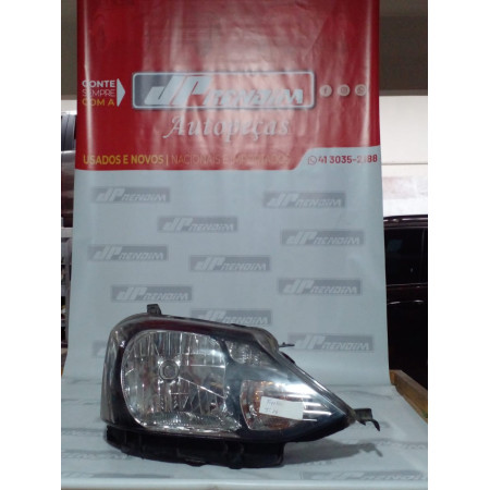 Farol Direito Toyota Etios Máscara Negra T-19 Ano 2018 2019 2020 2021 - Usado