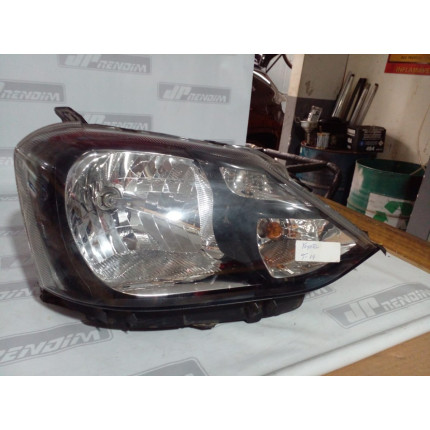 Farol Direito Toyota Etios Máscara Negra T-19 Ano 2018 2019 2020 2021 - Usado