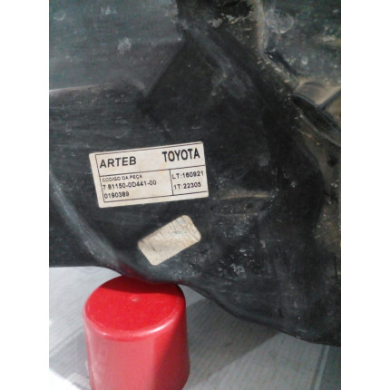 Farol Esquerdo Toyota Etios T-20 Ano 2013 2014 2015 2016 2017 2018 2019 - Usado