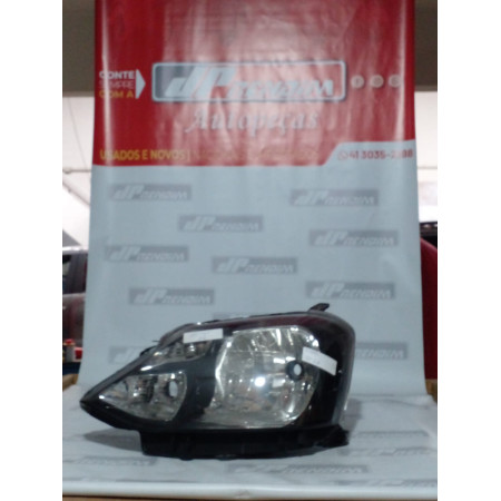 Farol Esquerdo Toyota Etios Máscara Negra T-21 Ano 2018 2019 2020 2021 - Usado