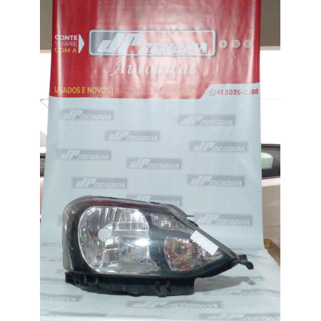 Farol Direito Toyota Etios Máscara Negra T-30 Ano 2018 2019 2020 2021 - Usado