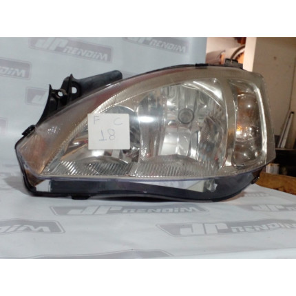 Farol Esquerdo Chevrolet Corsa Joy C-18 Ano 2003 2004 2005 2006 2007 a 2012 - Usado