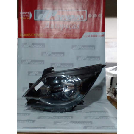Farol Esquerdo Chevrolet Cobalt Dark Chrome C-30 Ano 2012 2013 2014 2015 - Novo