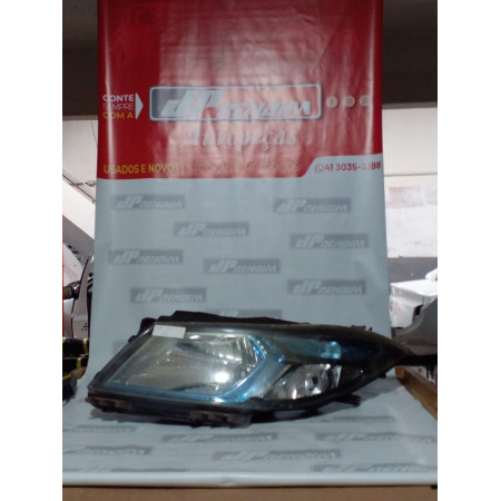 Farol Esquerdo Chevrolet Ônix-Prisma Lente Azul C-32 Ano 2013 2014 2015 2016 2017 2018 2019 - Usado