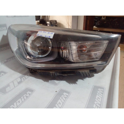 Farol Direito Kia Rio Cromado Ki-05 Ano 2020 2021 2022 - Usado